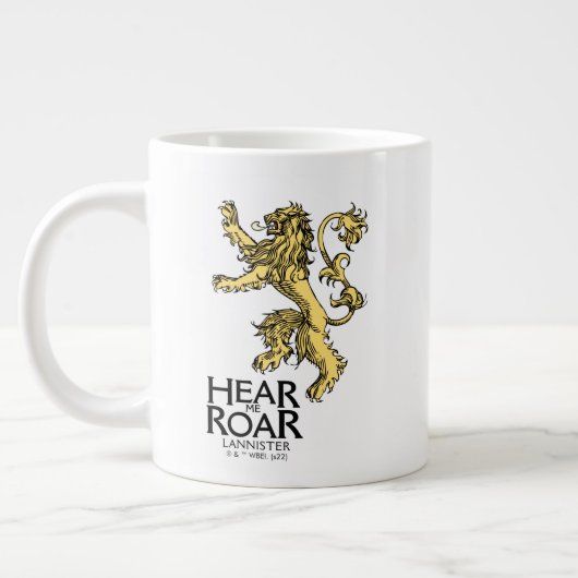 Lannister Sigil - Verhoor me auto Grote Koffiekop (Links)