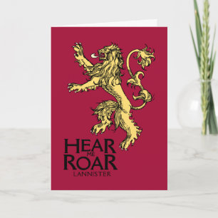Lannister Sigil - Verhoor me auto Kaart
