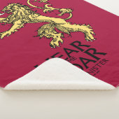 Lannister Sigil - Verhoor me auto Sherpa Deken (3/4)