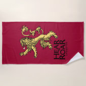 Lannister Sigil - Verhoor me auto Strandlaken (Voorkant)