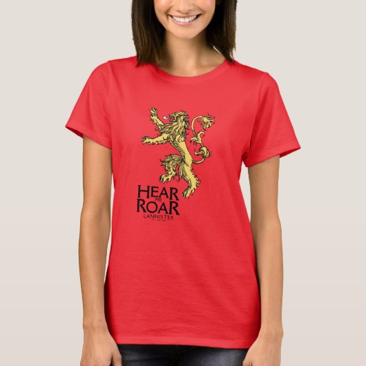 Lannister Sigil - Verhoor me auto T-shirt (Voorkant)