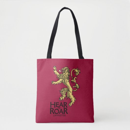Lannister Sigil - Verhoor me auto Tote Bag (Voorkant)