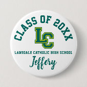 Lansdale Catholic High School Button Logo Custom (Voorkant)