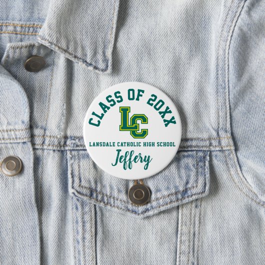 Lansdale Catholic High School Button Logo Custom (In situ)
