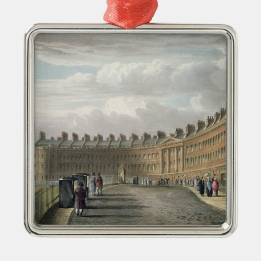 Lansdown Crescent, Bath, 1820 Metalen Ornament (Voorkant)