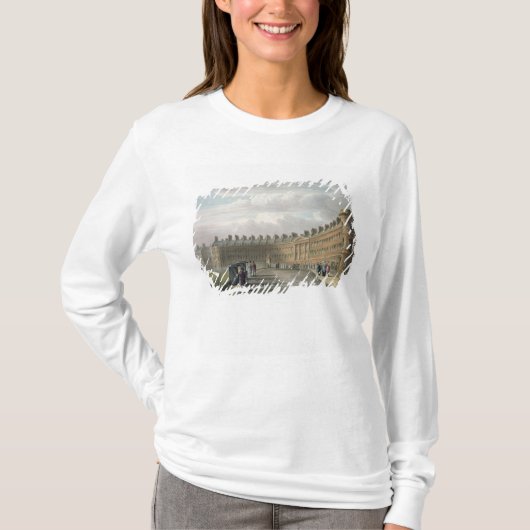 Lansdown Crescent, Bath, 1820 T-shirt (Voorkant)
