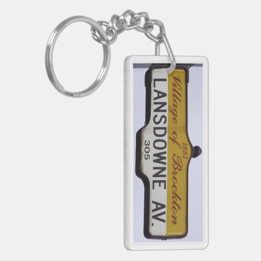 Lansdowne Avenue, Toronto Sleutelhanger (Voorkant Links)