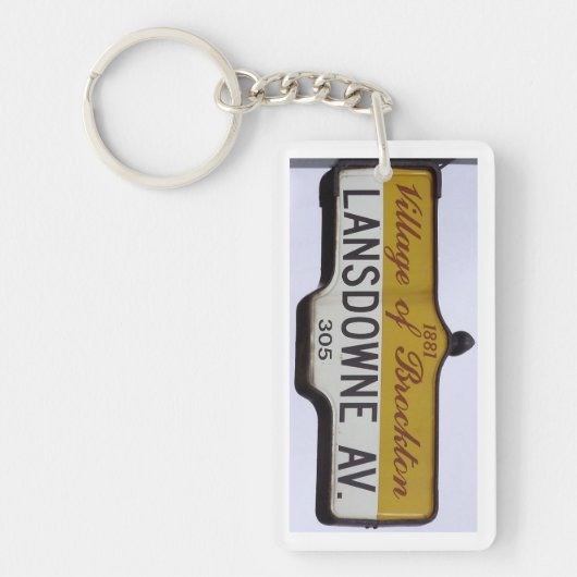 Lansdowne Avenue, Toronto Sleutelhanger (Voorkant)