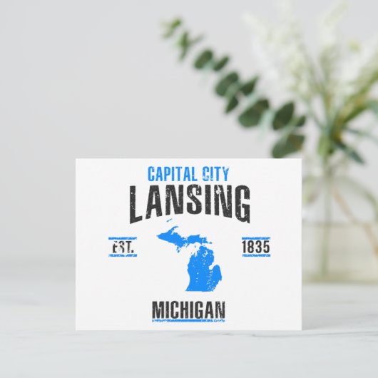 Lansing Briefkaart (Staand voorkant)