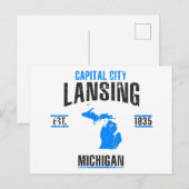 Lansing Briefkaart (Voorkant / Achterkant)