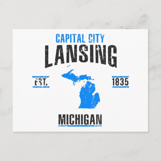 Lansing Briefkaart (Voorkant)