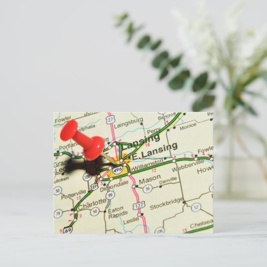 Lansing Briefkaart (Staand voorkant)