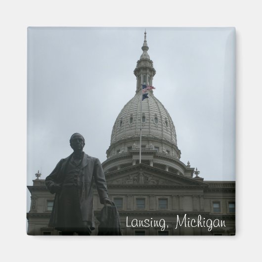 Lansing Capitol Building Magnet (Voorkant)