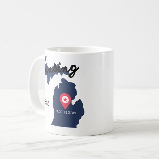 Lansing coffee mug  koffiemok (Voorkant links)