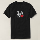 Lansing, MI luchthavencode, Pop art. T-shirt (Design voorkant)