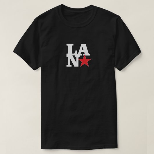 Lansing, MI luchthavencode, Pop art. T-shirt (Design voorkant)