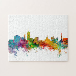 Lansing Michigan Skyline Legpuzzel