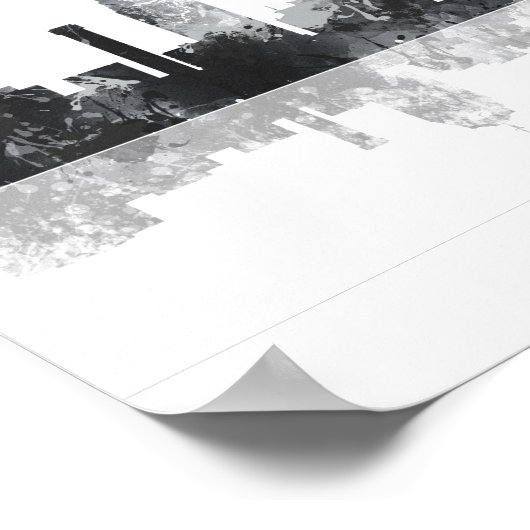 LANSING, MICHIGAN SKYLINE POSTER (Hoek)