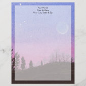 Lansing Moon en Stars Briefhoofd Ontwerp (Voorkant)