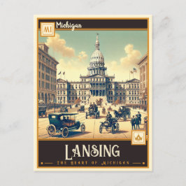 Lansing, Verenigde Staten | Briefkaart