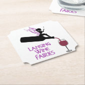 Lansing Wine Fairies Kartonnen Onderzetters (Gekanteld)