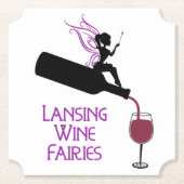 Lansing Wine Fairies Kartonnen Onderzetters (Voorkant)