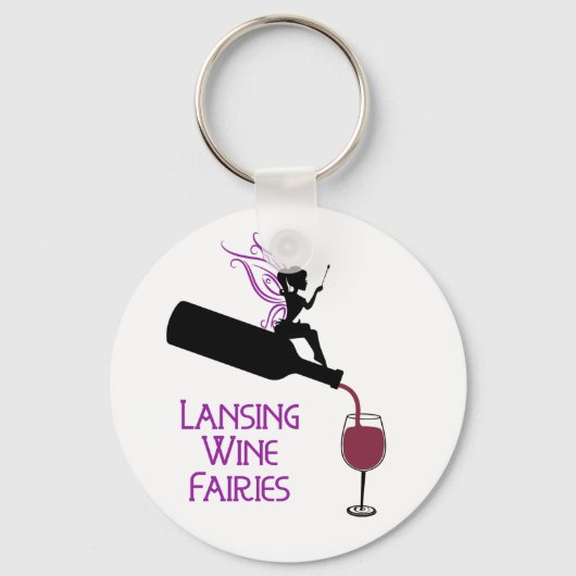 Lansing Wine Fairies Sleutelhanger (Voorkant)