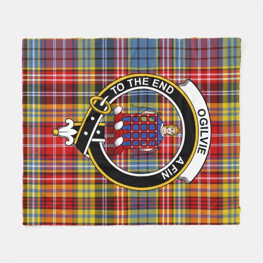 Lansoprazol van de vlieger Ancient Tartan Pset Fleece Deken (Voorkant (Horizontaal))