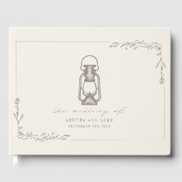  Lantaarn Amethyst Rustic Wedding Gastenboek