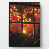 Lantaarn bij nacht fotoplaat (voorkant)