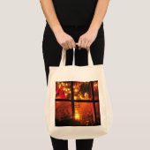 Lantaarn bij nacht tote bag (Voorkant (product))