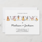 Lantaarn Bruiloft Waterverf Najaarsuitnodiging Kaart (Voorkant)