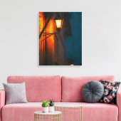 Lantaarn Canvas Afdruk (Insitu (Woonkamer))
