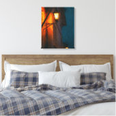 Lantaarn Canvas Afdruk (Insitu (Slaapkamer))