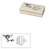 Lantaarn Custom Elegant Retour Adres Rubberstempel (Gestempeld)