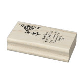 Lantaarn Custom Elegant Retour Adres Rubberstempel (Stempel)