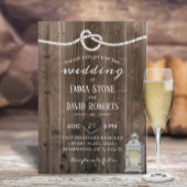 Lantaarn die de Knot Barn Wedding bindt Kaart