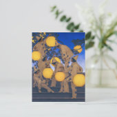 Lantaarn Dragers | Maxfield Parrish | Briefkaart (Staand voorkant)