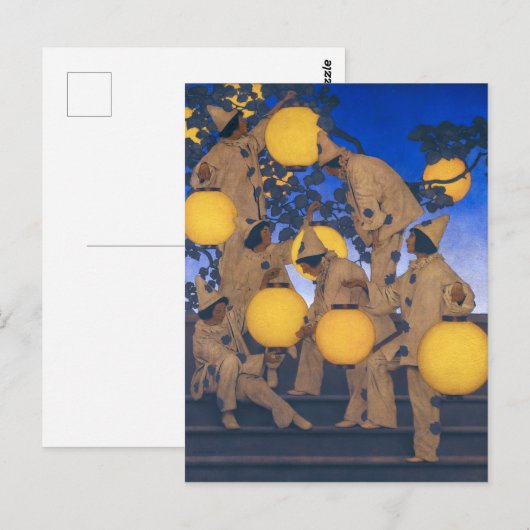Lantaarn Dragers | Maxfield Parrish | Briefkaart (Voorkant / Achterkant)