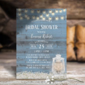  Lantaarn Dusty Blue Barn Wood Vrijgezellenfeest Kaart