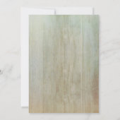 Lantaarn en Baby's Breath Rustic Engagement Party Kaart (Achterkant)