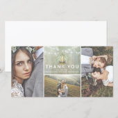 Lantaarn en Baby's Breath Wedding Bedankt (Voorkant / Achterkant)