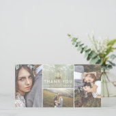 Lantaarn en Baby's Breath Wedding Bedankt (Staand voorkant)