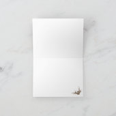 Lantaarn en dennen bedankbriefje Kaart (Binnen)