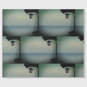 Lantaarn en het Zee inpakpapier (Vlak)