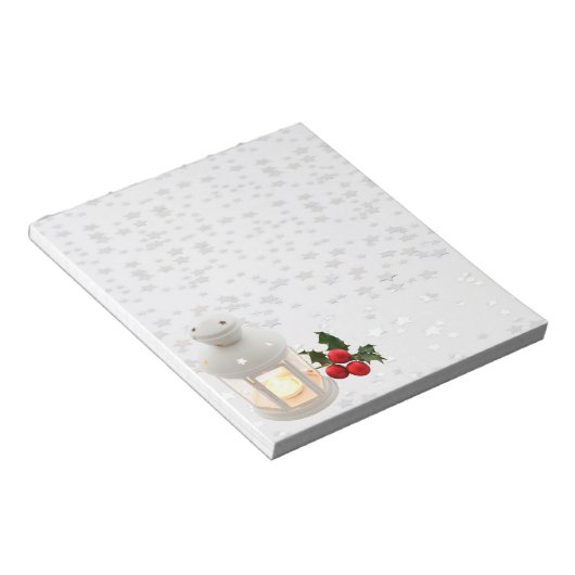 Lantaarn en Holly Notitieblok (Schuin)