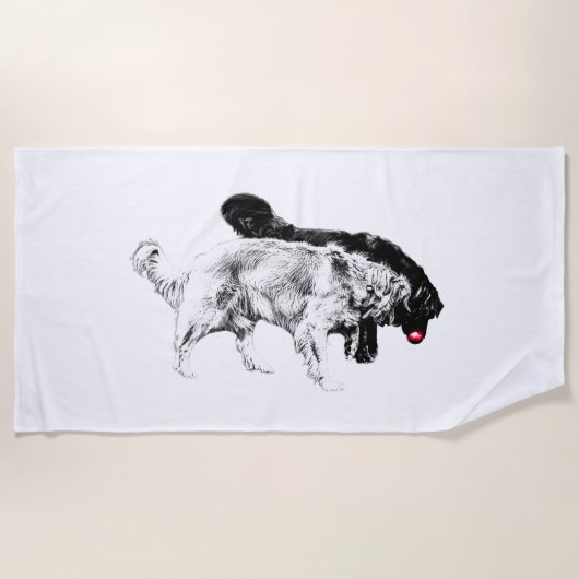 Lantaarn Gloed Beschermers Strandlaken (Voorkant)