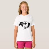 Lantaarn-gloed blik — pit mix inkt schets t-shirt (Voorkant volledig)