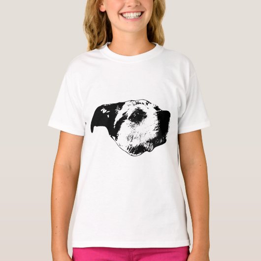 Lantaarn-gloed blik — pit mix inkt schets t-shirt (Voorkant)