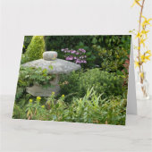 Lantaarn in een Engelse tuin Kaart (Gele Bloem)